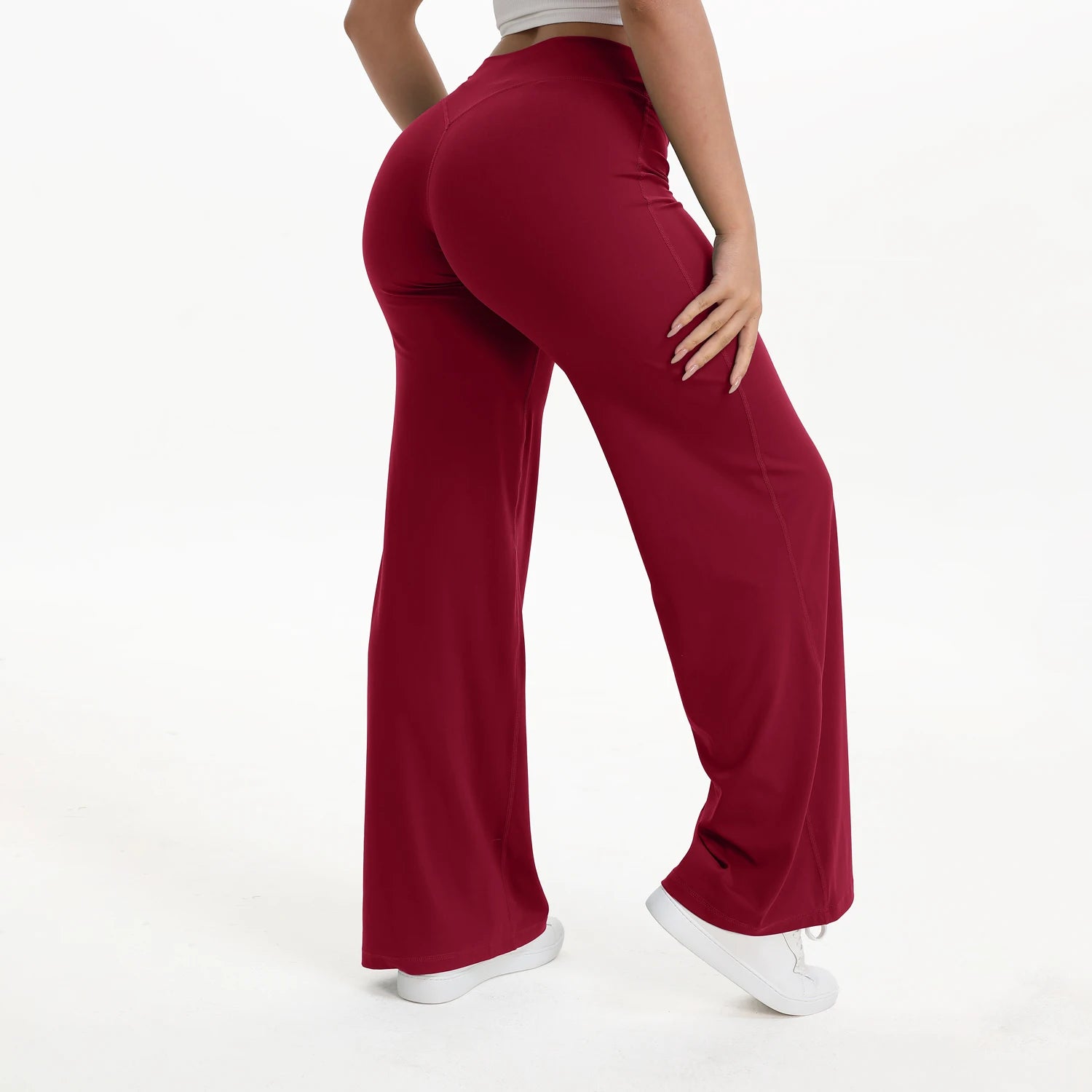 Pantalon Flare Sculptant Taille Haute – Confort & Style