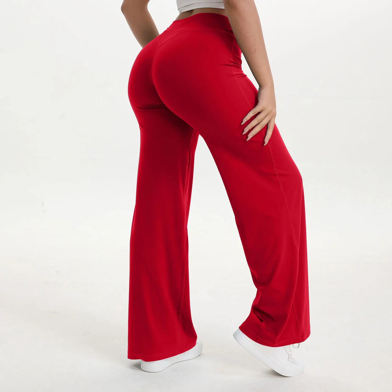Pantalon Flare Sculptant Taille Haute – Confort & Style