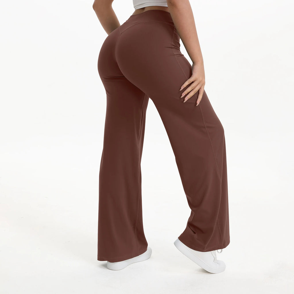Pantalon Flare Sculptant Taille Haute – Confort & Style