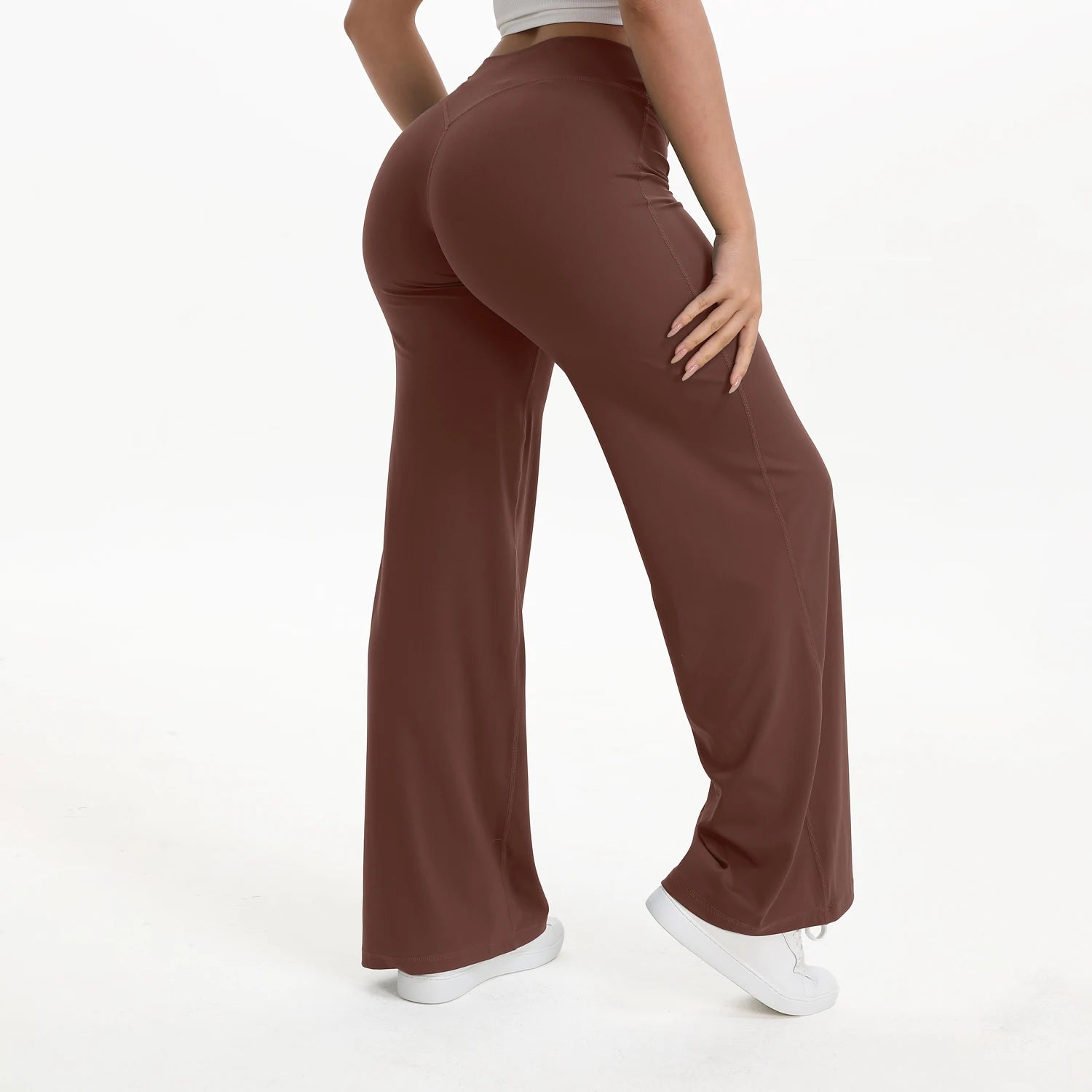 Pantalon Flare Sculptant Taille Haute – Confort & Style