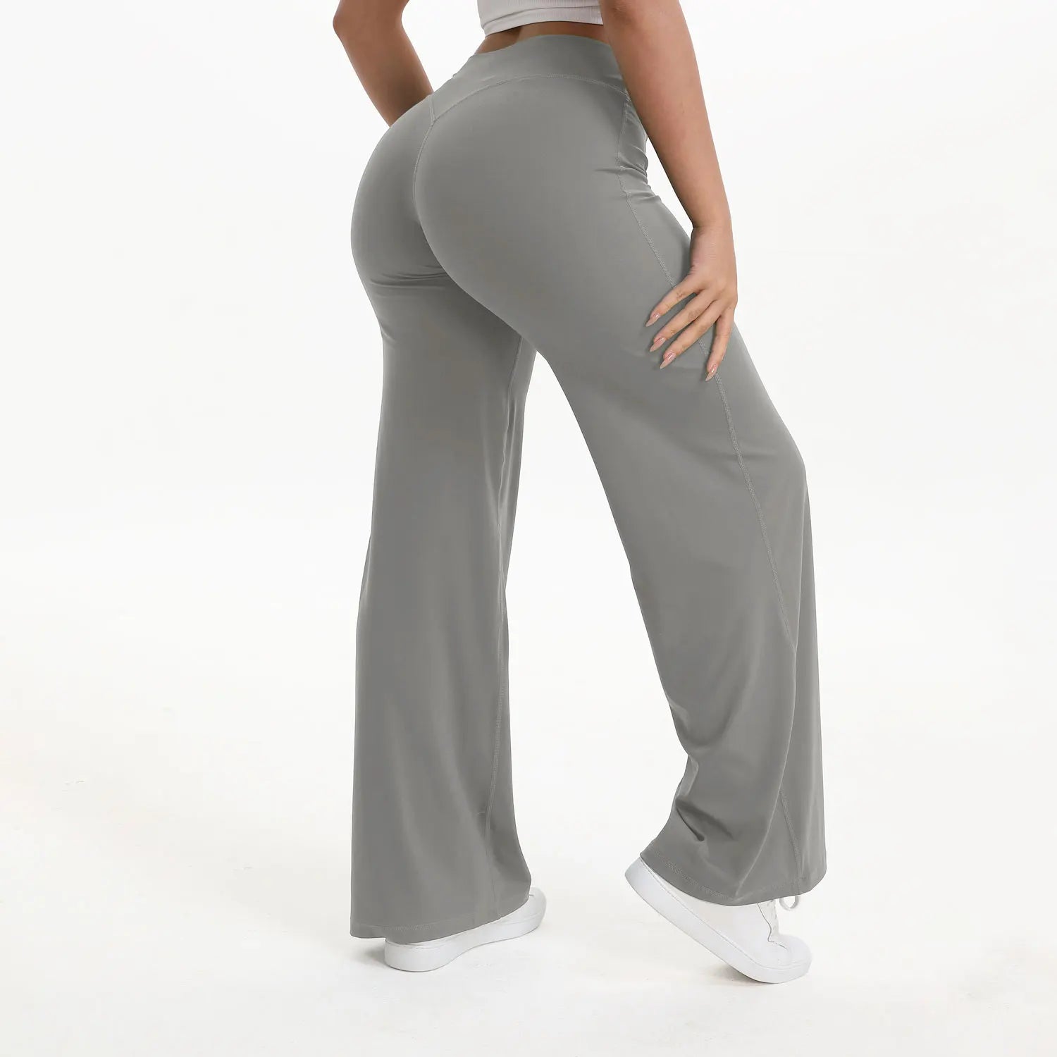 Pantalon Flare Sculptant Taille Haute – Confort & Style